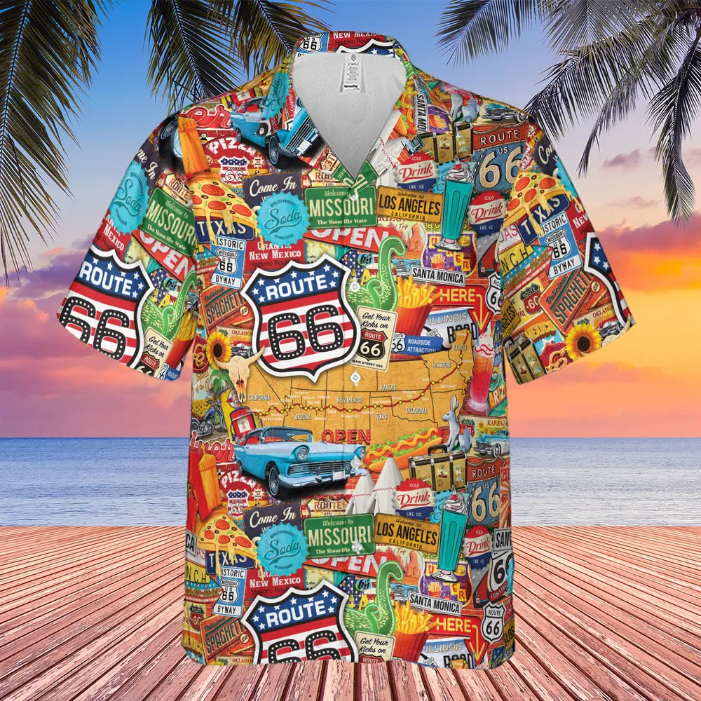 Main State of America Hawaiian Shirt - 4