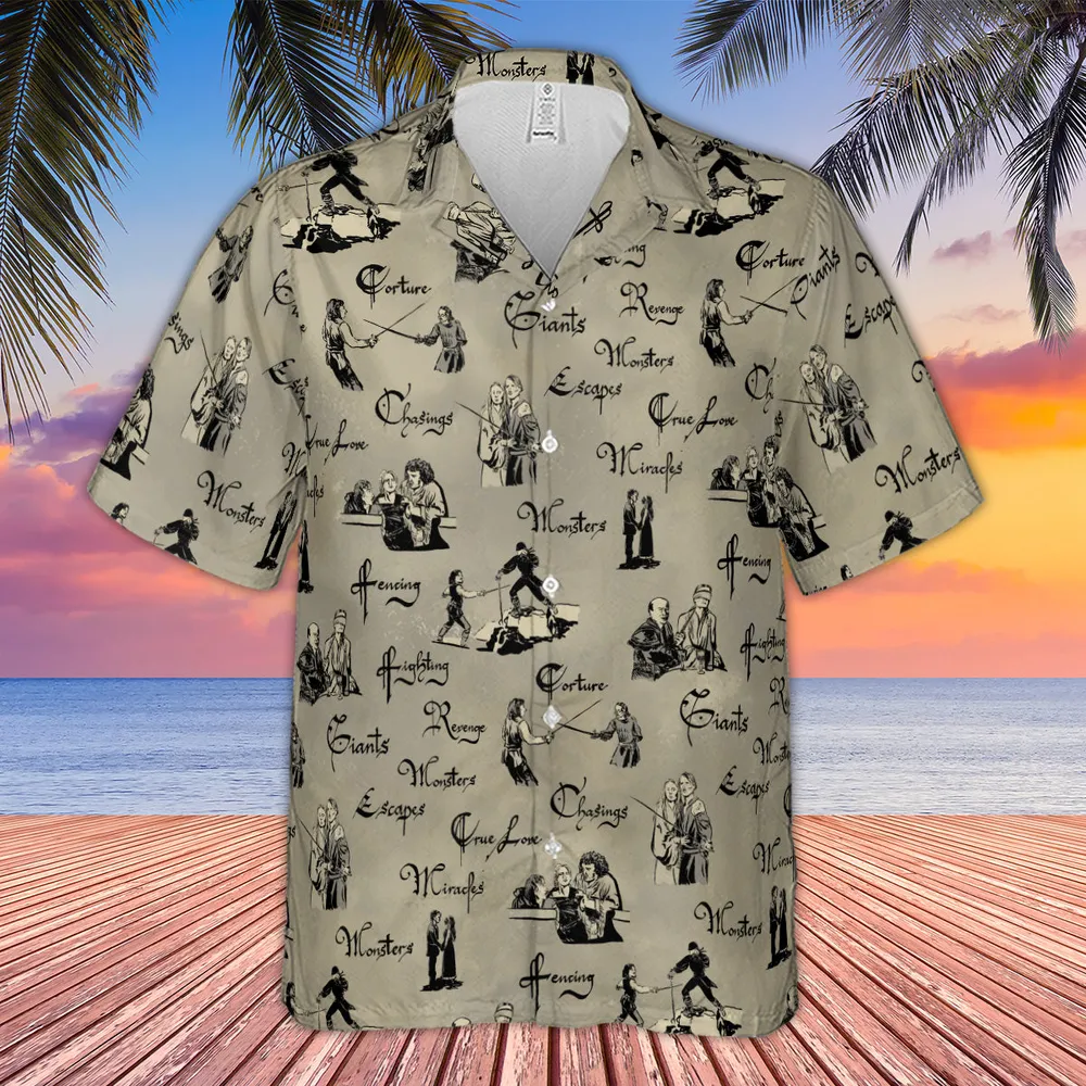 Hencing Fighting The Princess Bride Hawaiian Shirt - 4