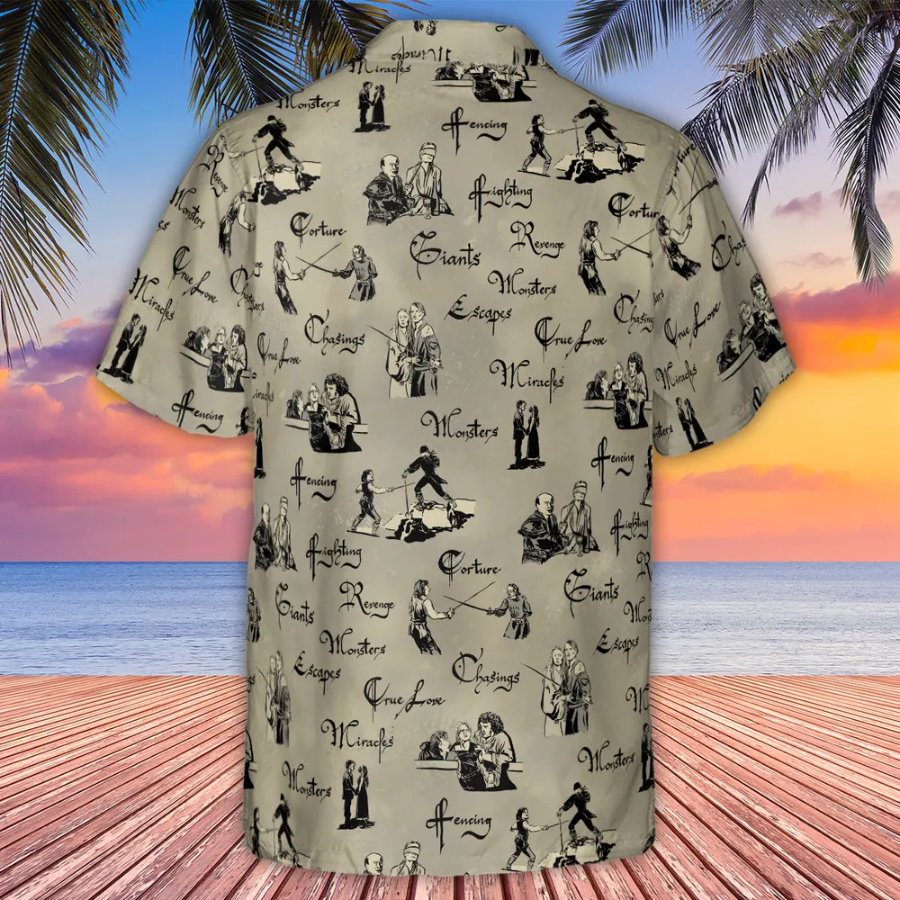 Hencing Fighting The Princess Bride Hawaiian Shirt - 3