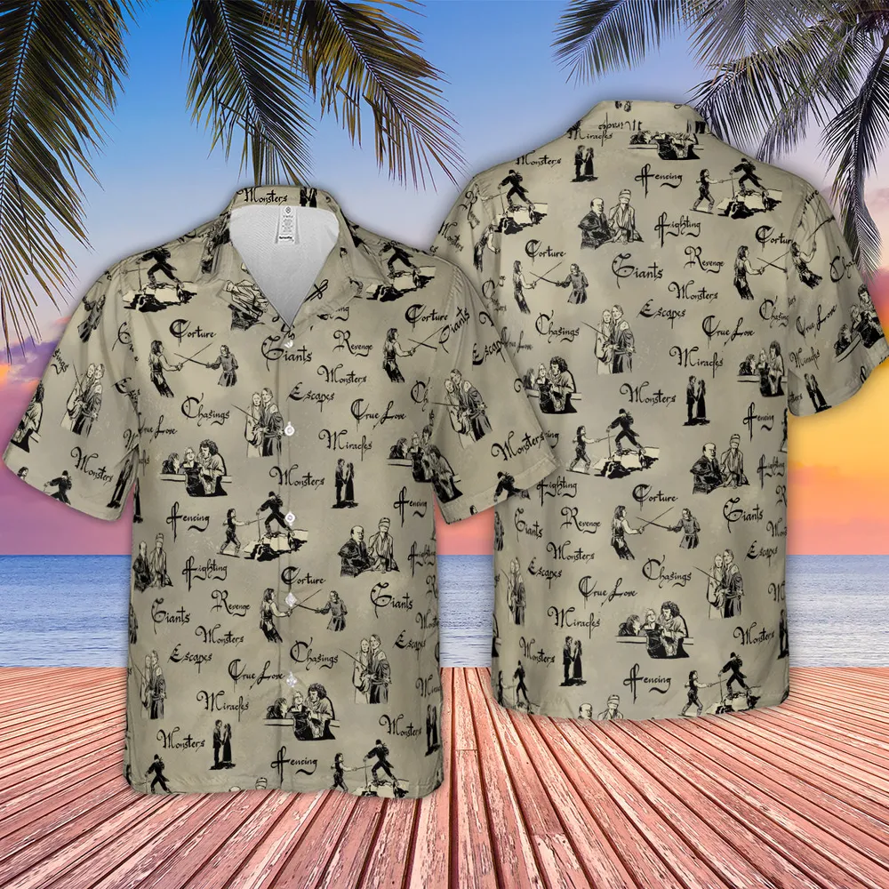 Hencing Fighting The Princess Bride Hawaiian Shirt - 2