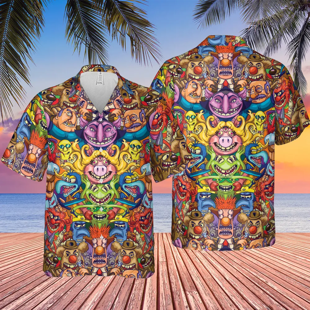 Monster Muppets The Muppets Characters Hawaiian Shirt - 2