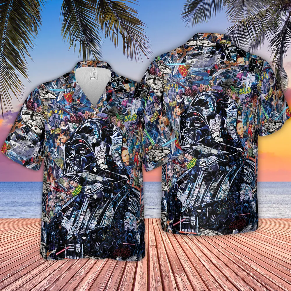 Star Wars Darth Vader All in One Hawaiian Shirt - 2