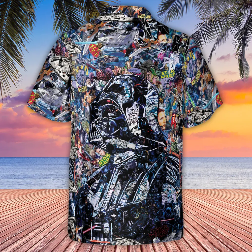Star Wars Darth Vader All in One Hawaiian Shirt - 3