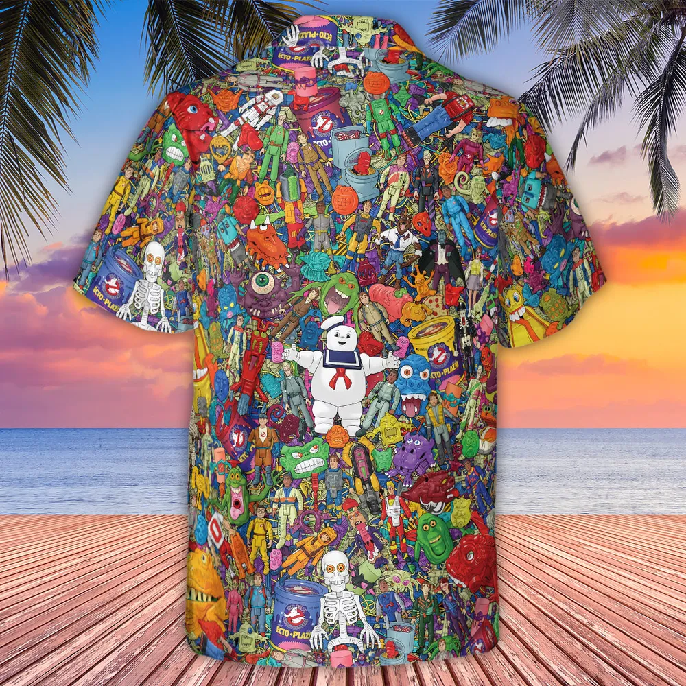 Ghostbusters Toybox Hawaiian Shirt - 3