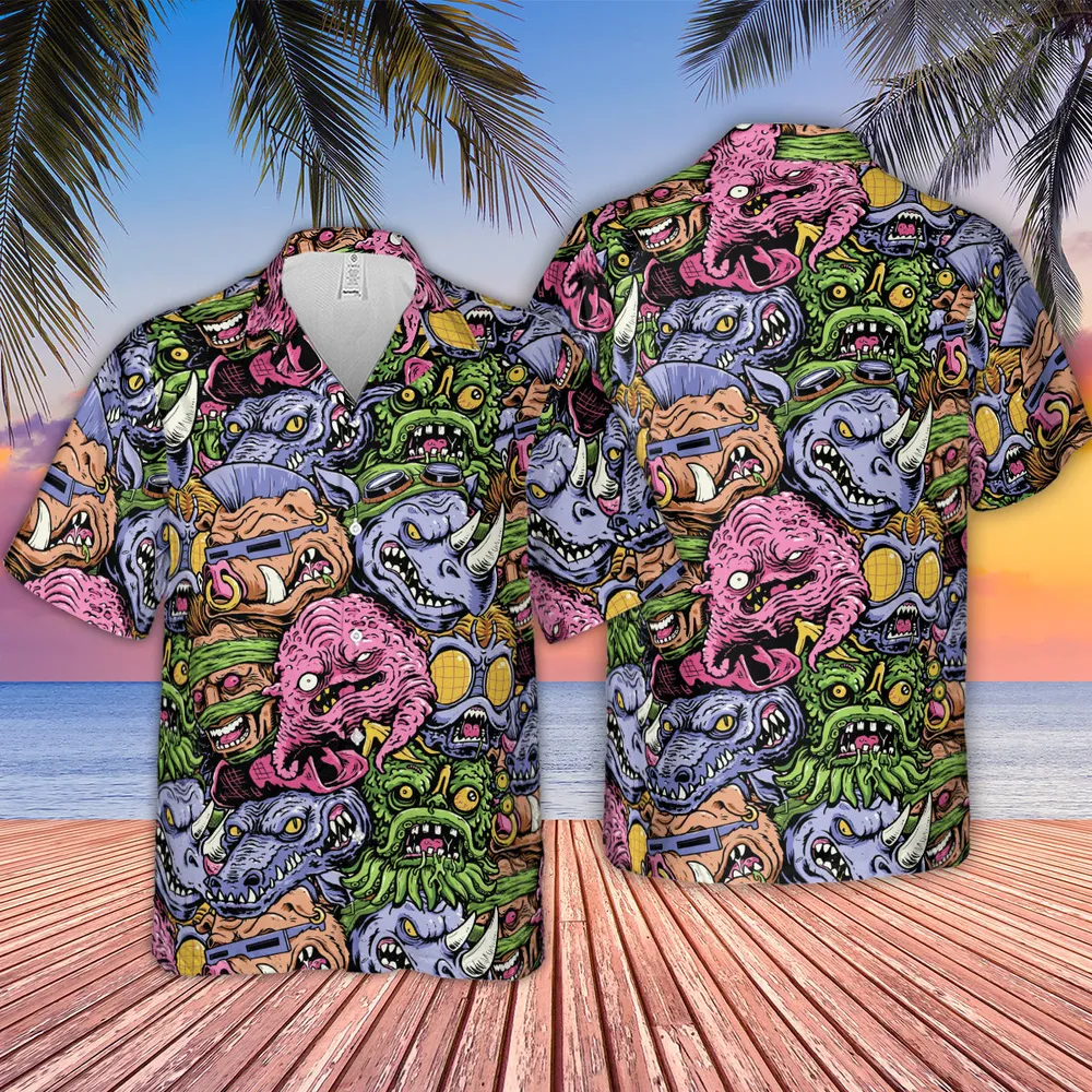 Nostalgic Villains Teenage Mutant Ninja Turtles Hawaiian Shirt - 2