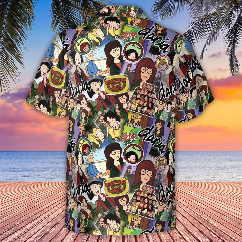 Sick Sad World Daria Hawaiian Shirt - 3