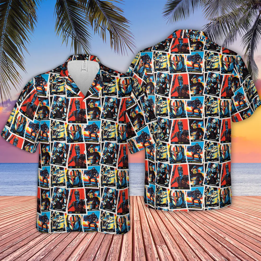 This Is The Way The Mando Pattern Hawaiian Shirt - 2