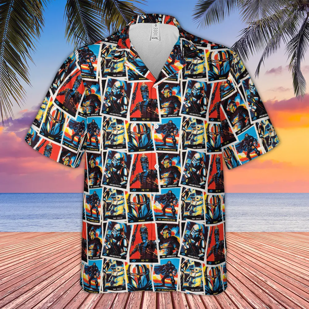This Is The Way The Mando Pattern Hawaiian Shirt - 4