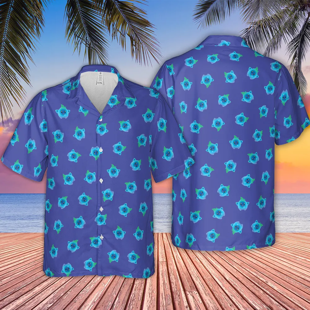 Lumalee Super Mario Movie Pattern Hawaiian Shirt - 2
