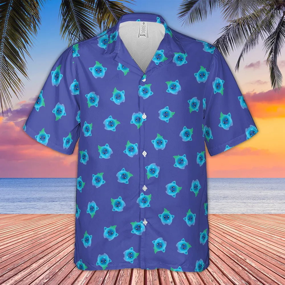 Lumalee Super Mario Movie Pattern Hawaiian Shirt - 4