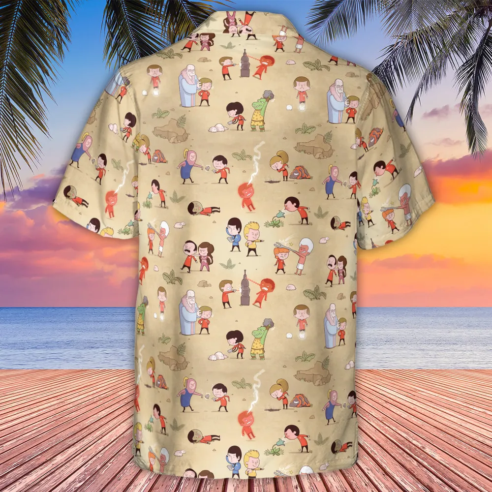 Pyramid America Star Trek Characters Hawaiian Shirt - 3