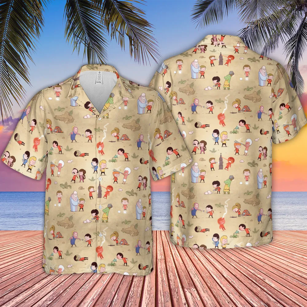 Pyramid America Star Trek Characters Hawaiian Shirt - 2