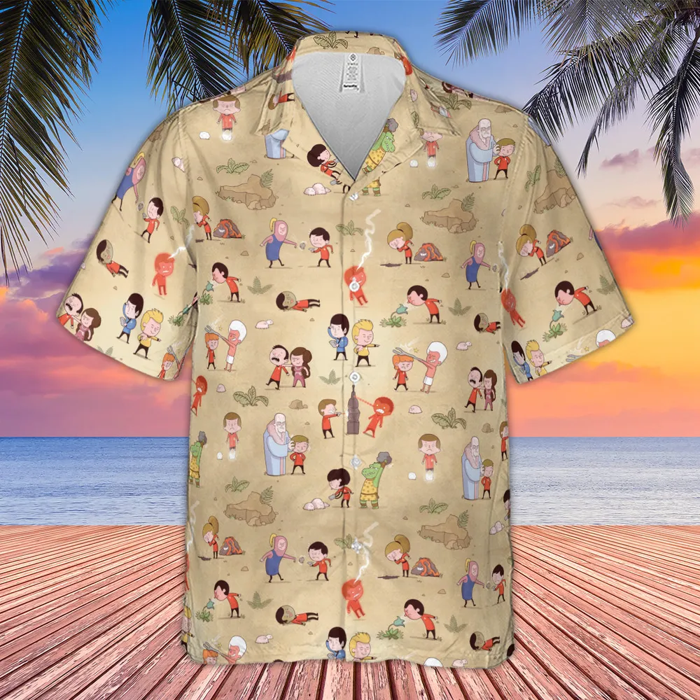 Pyramid America Star Trek Characters Hawaiian Shirt - 4
