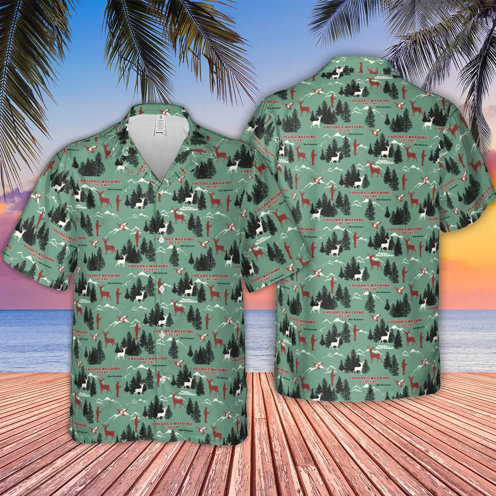I Regret Nothing Park And Recreation Hawaiian Shirt - 2