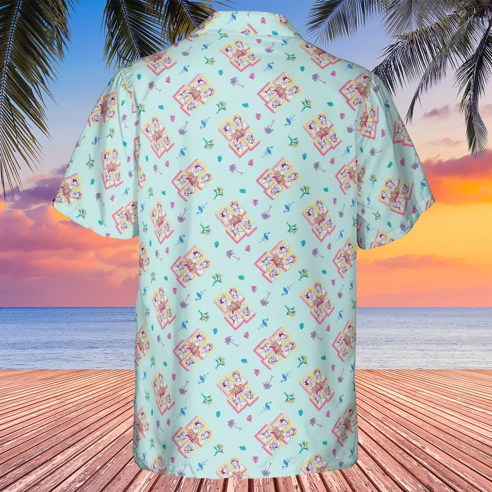 Golden Girls Patterned Hawaiian Shirt - 3