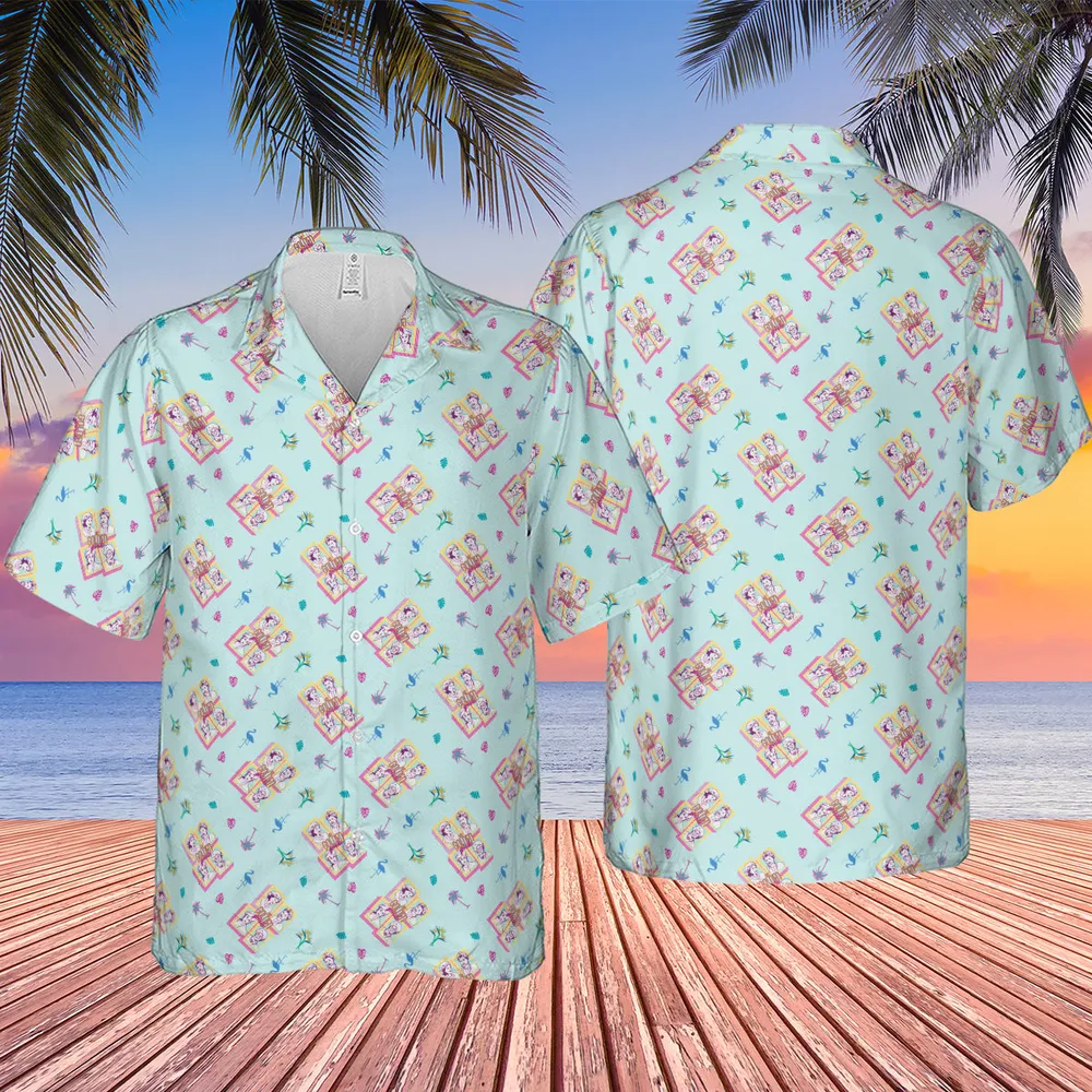 Golden Girls Patterned Hawaiian Shirt - 2
