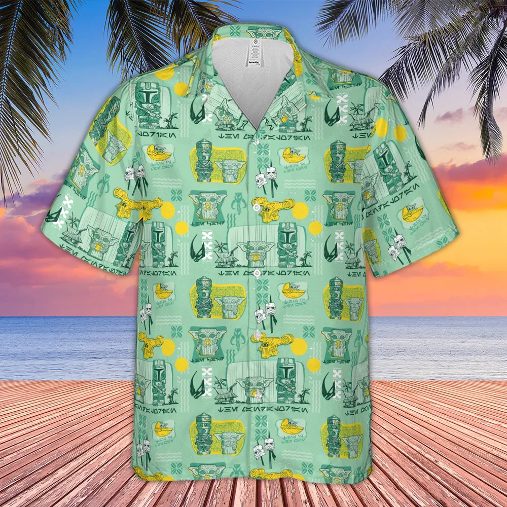 The Mandalorian Star Wars Aloha Hawaiian Shirt - 4