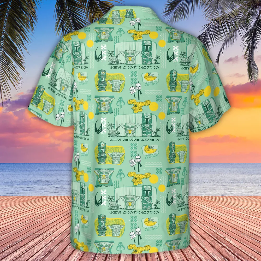 The Mandalorian Star Wars Aloha Hawaiian Shirt - 3