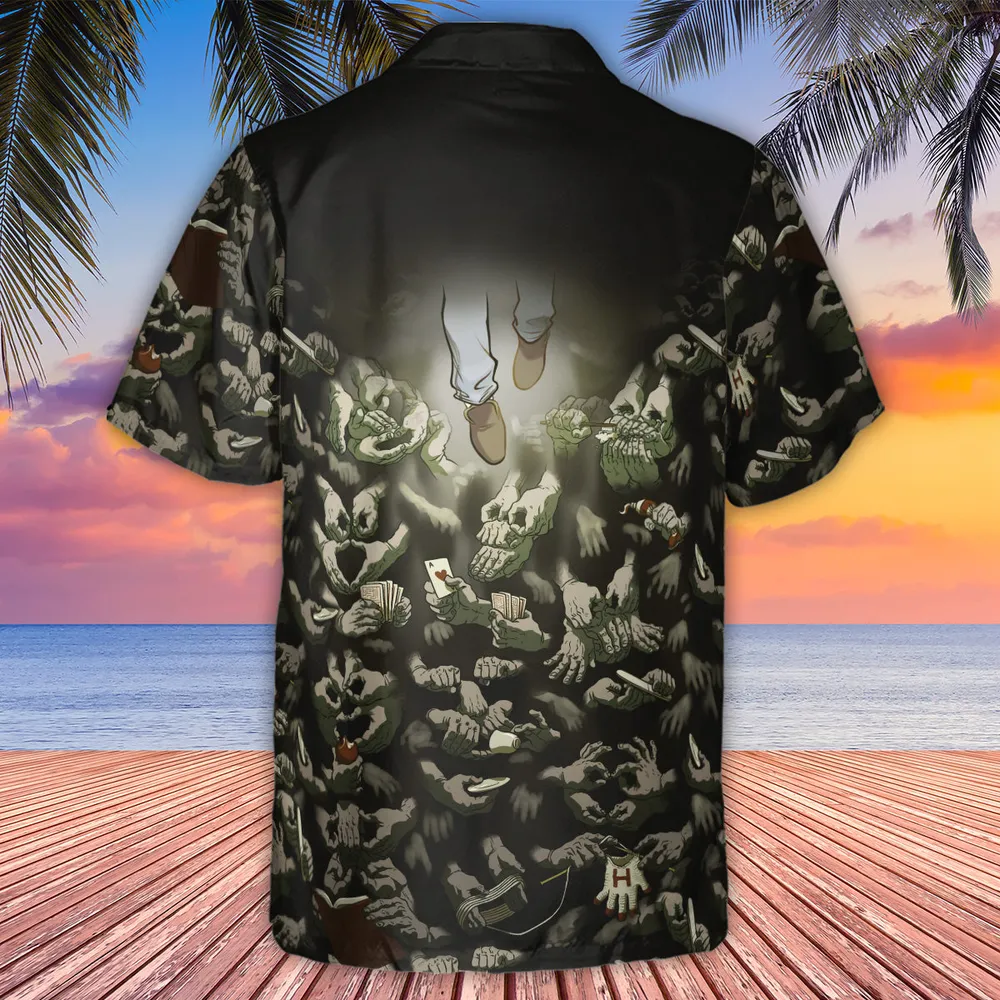 Funny Helping Hands Labyrinth Hawaiian Shirt - 6