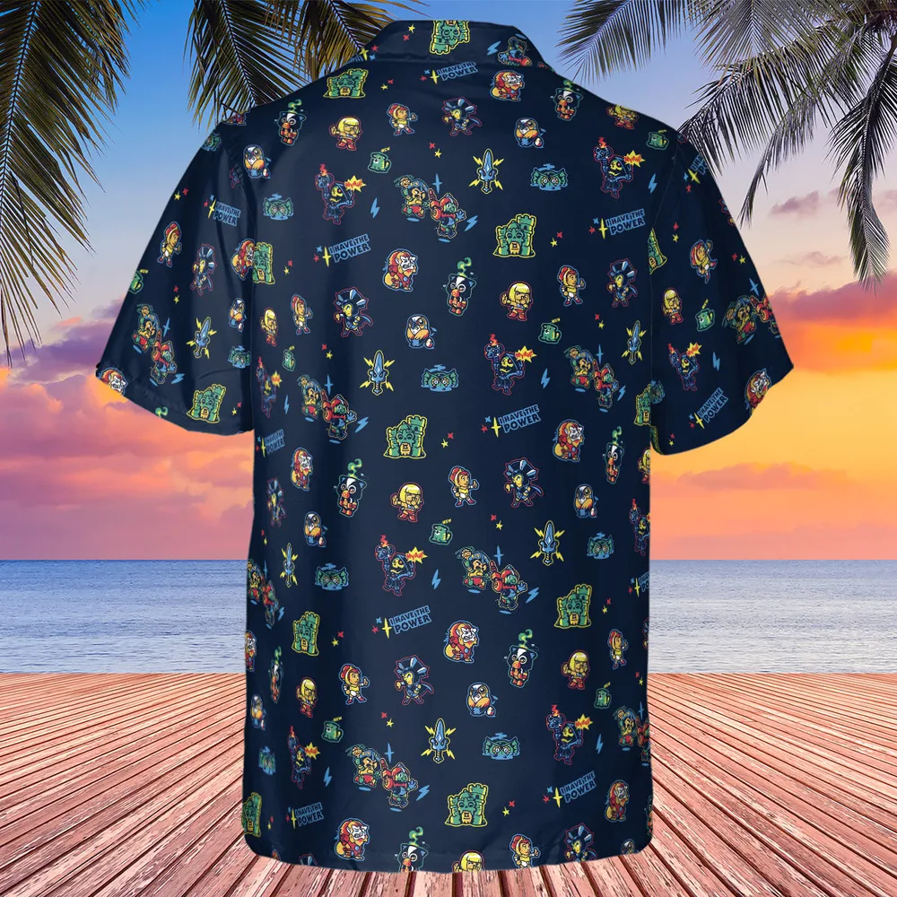 Masters Of The Universe Funny Pattern Hawaiian Shirt - 3