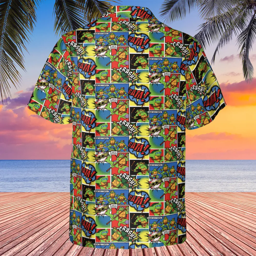 Teenage Mutant Ninja Turtles Comic Hawaiian Shirt - 2