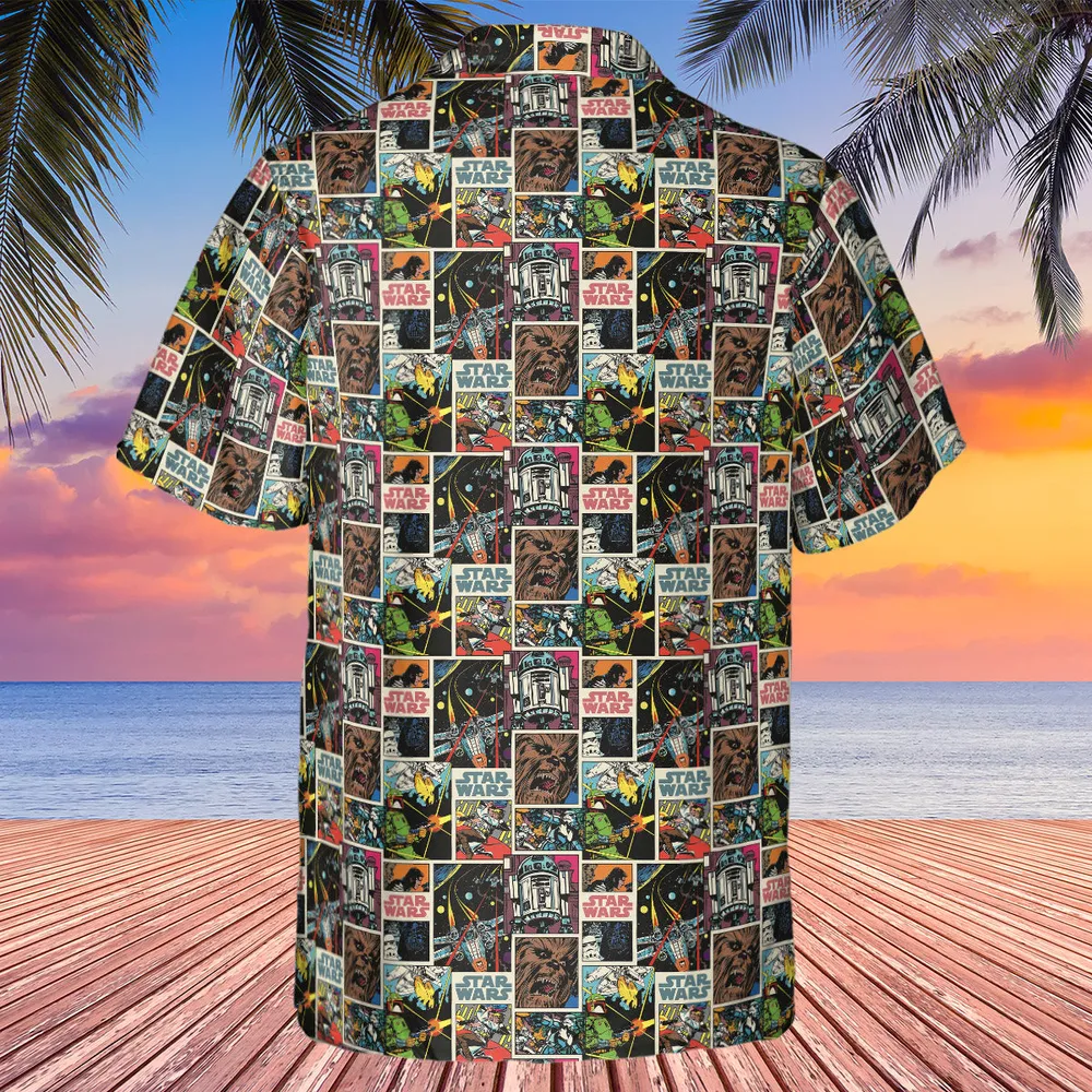 Star Wars Comic Hawaiian Shirt - 2