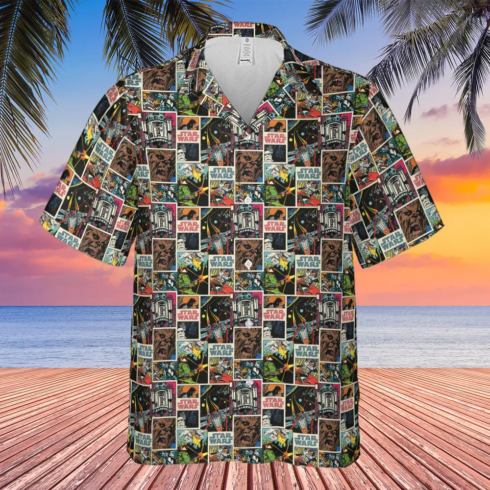 Star Wars Comic Hawaiian Shirt - 3