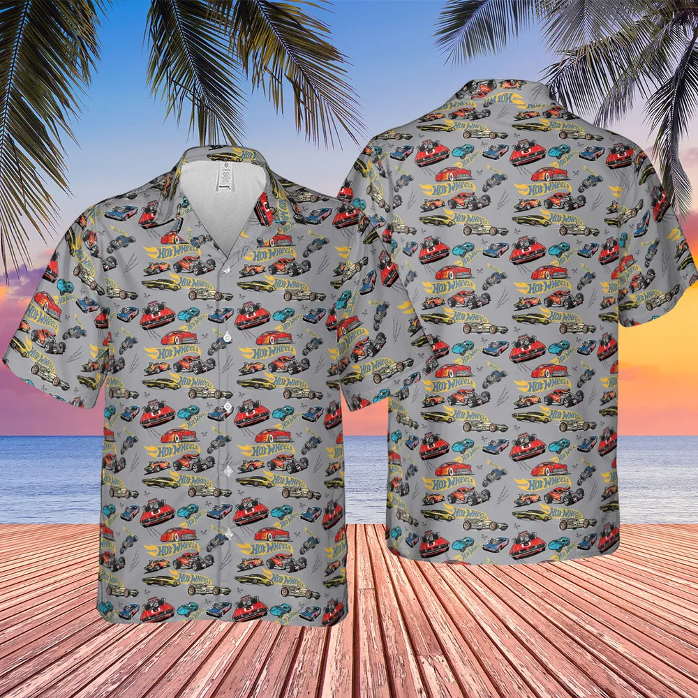 Hot Wheels Classic Car Hawaiian Shirt - 4