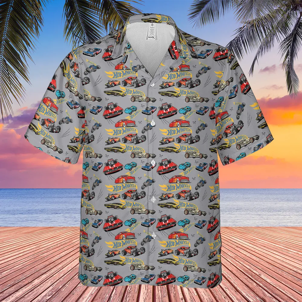 Hot Wheels Classic Car Hawaiian Shirt - 3