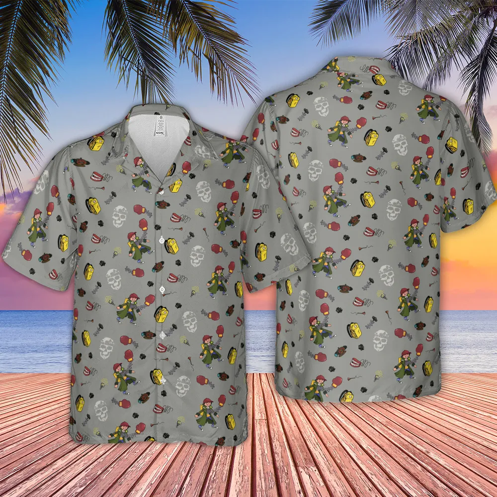 The Goonies Data Invention Hawaiian Shirt - 4