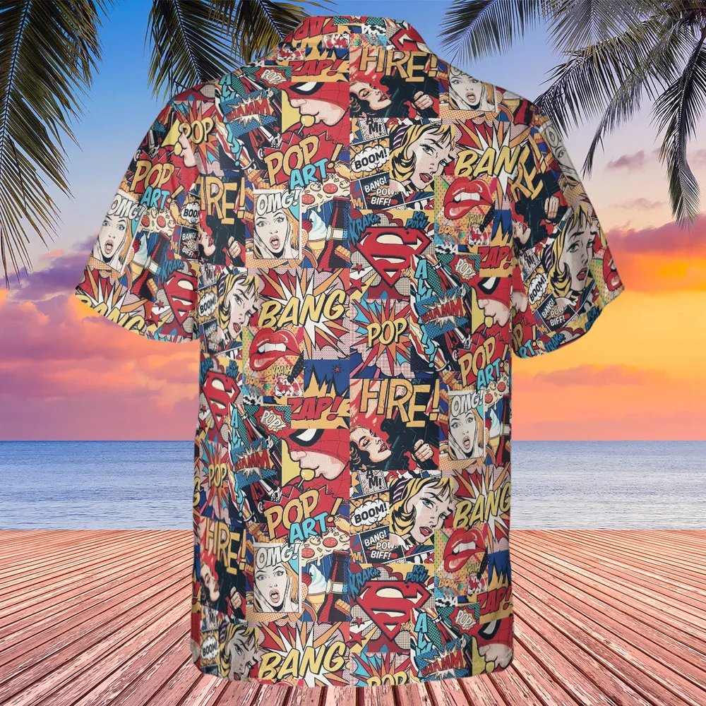 Pop Art Hawaiian Shirt - 2