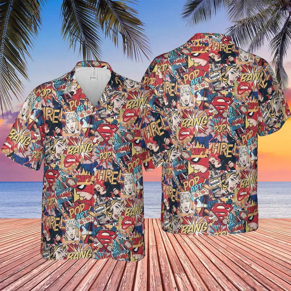 Pop Art Hawaiian Shirt - 4