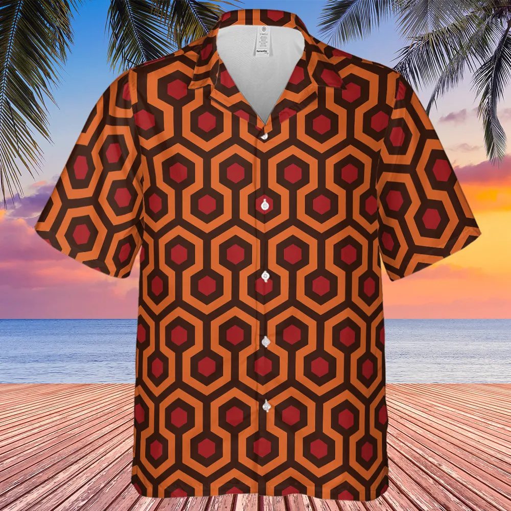 The Overlook Pattern The Shining Hawaiian Shirt - 2