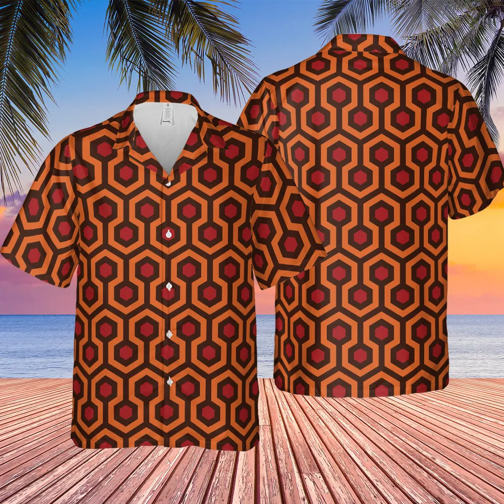 The Overlook Pattern The Shining Hawaiian Shirt - 4