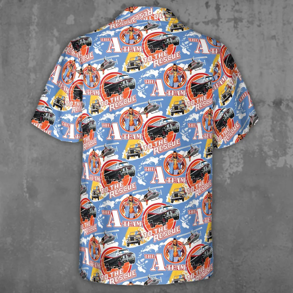 To The Rescue The A Team Pattern Hawaiian Shirt - 2