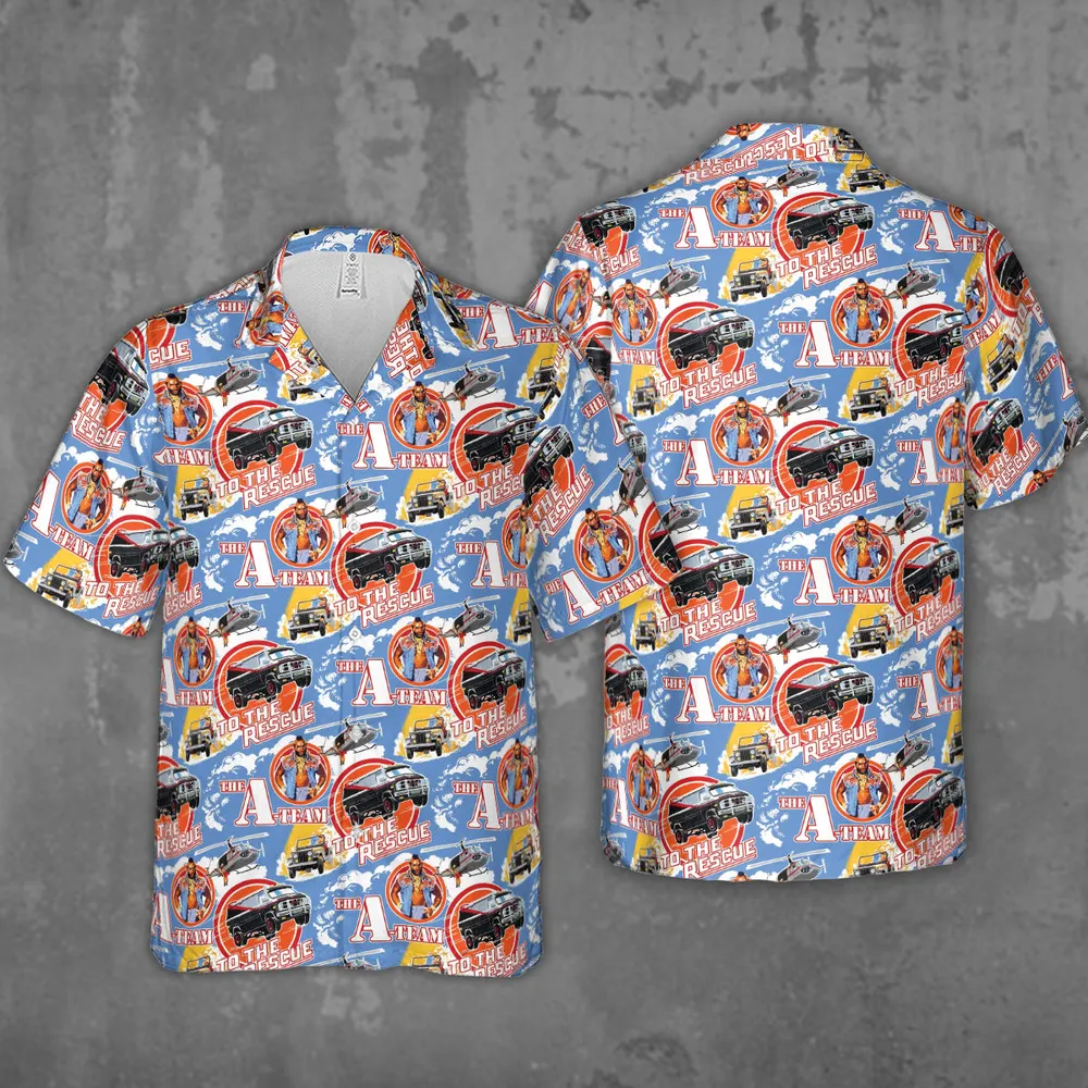 To The Rescue The A Team Pattern Hawaiian Shirt - 4