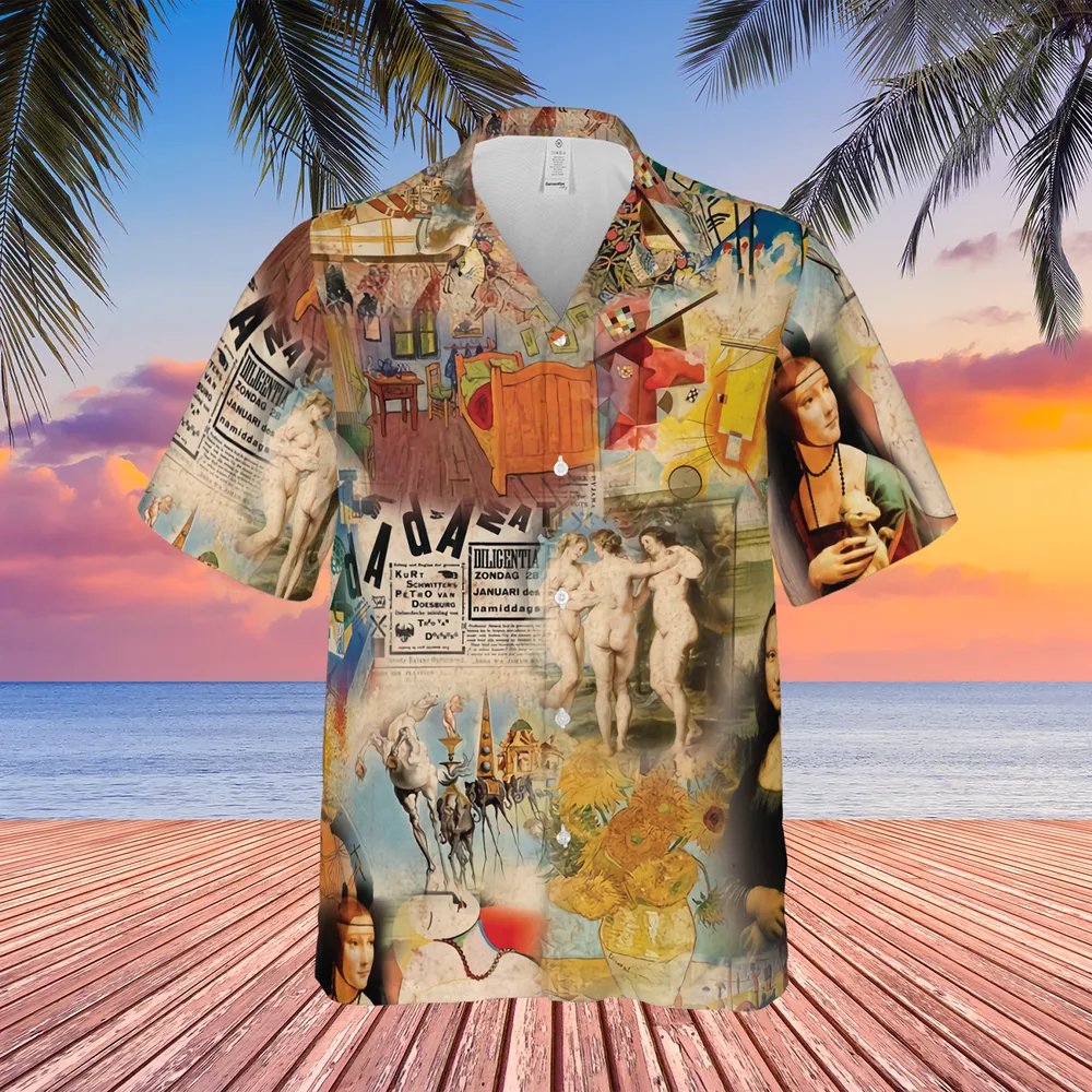 History Of Art Hawaiian Shirt - 4