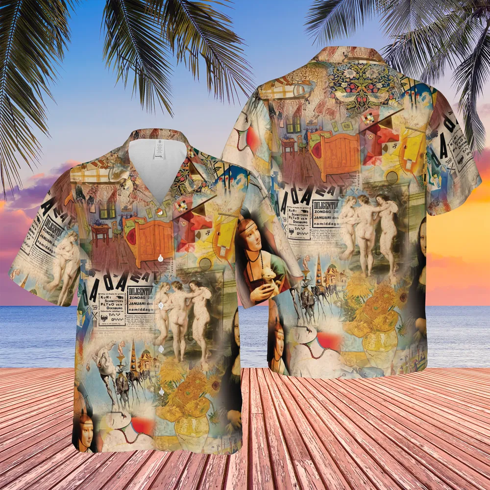 History Of Art Hawaiian Shirt - 3