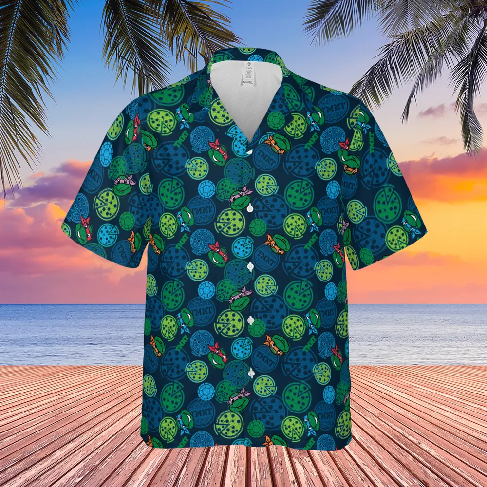 Teenage Mutant Ninja Turtles Pizza Hawaiian Shirt - 2