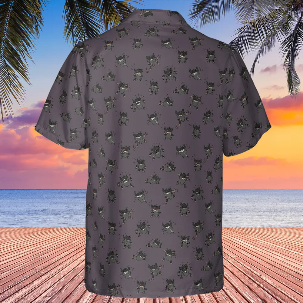 Perrrrrserker Pokemon Pattern Hawaiian Shirt - 2