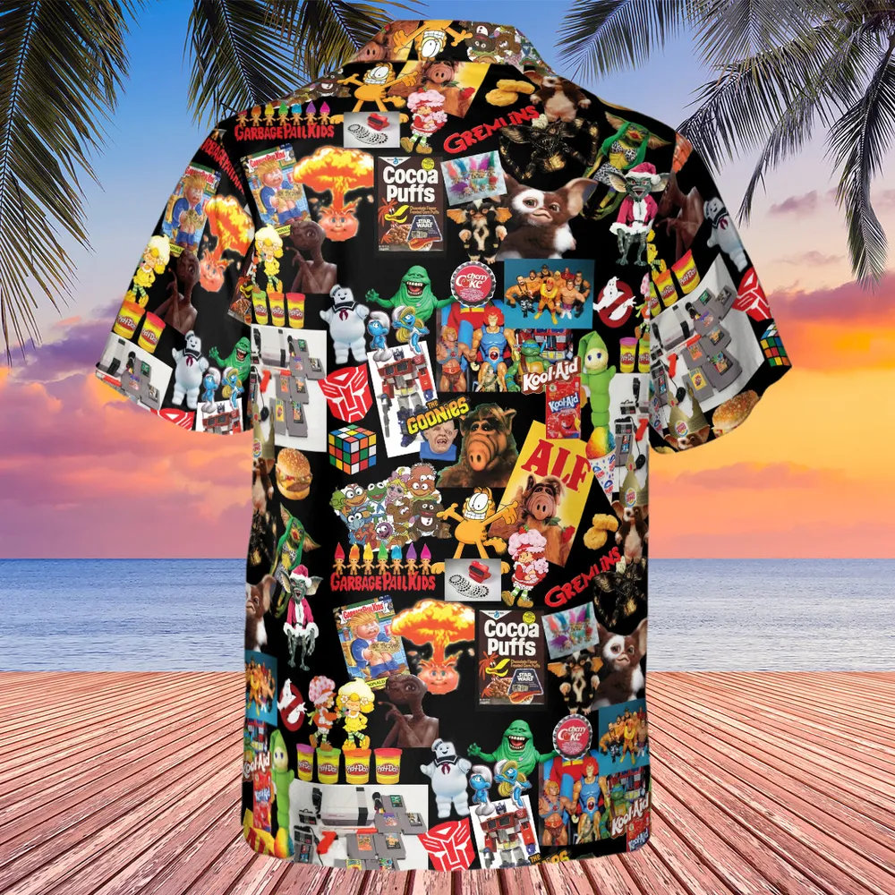 80's Kids Starter Pack Hawaiian Shirt - 3