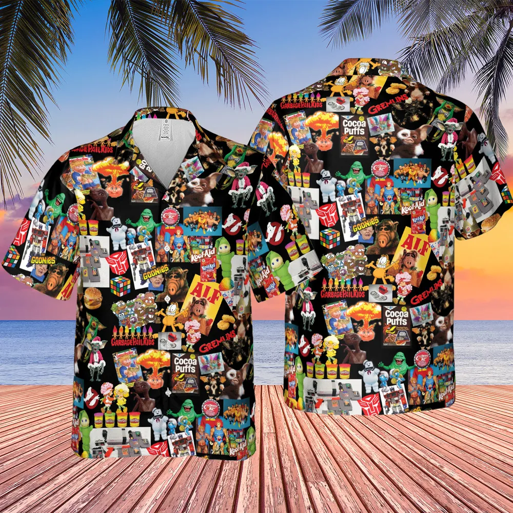 80's Kids Starter Pack Hawaiian Shirt - 2