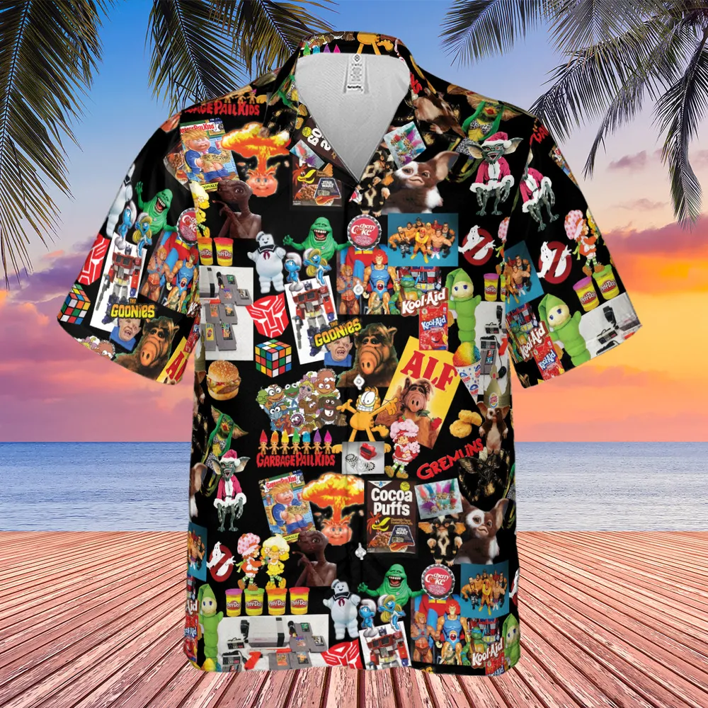 80's Kids Starter Pack Hawaiian Shirt - 4