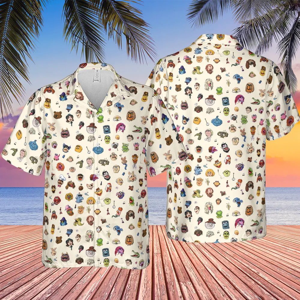 Animal The Muppets Pattern Hawaiian Shirt - 6