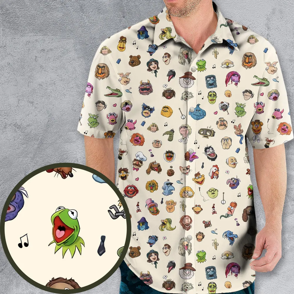 Animal The Muppets Pattern Hawaiian Shirt - 5