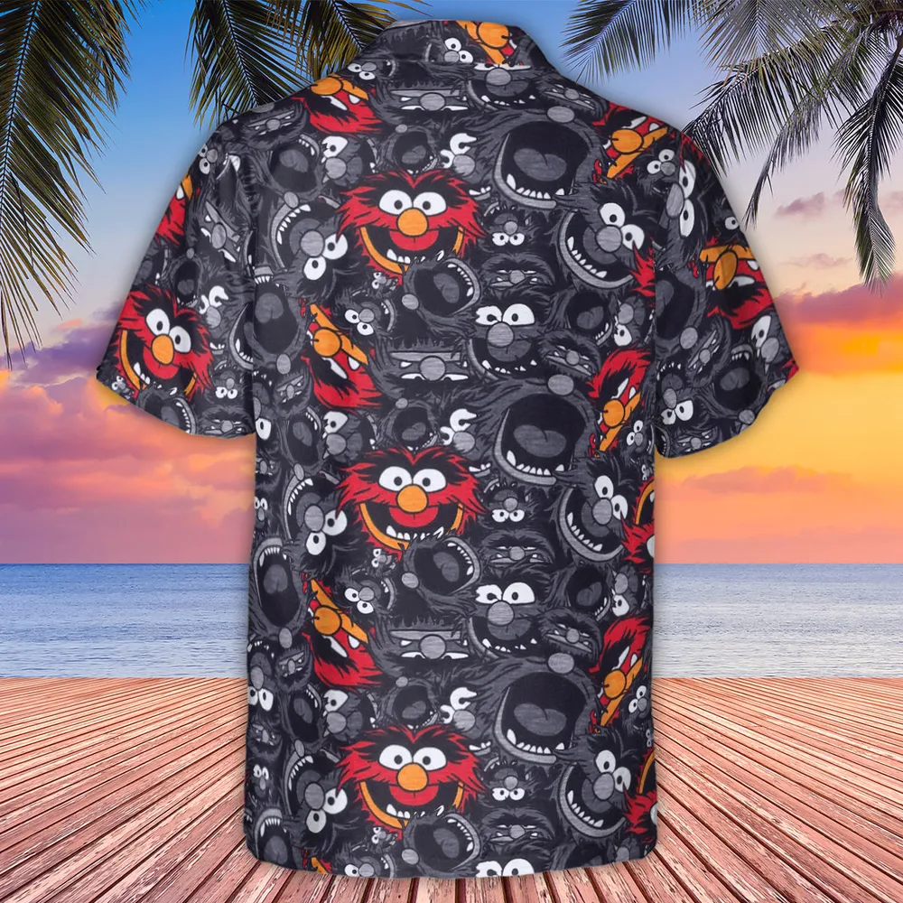 Animal The Muppets Pattern Hawaiian Shirt - 3