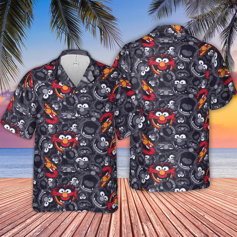 Animal The Muppets Pattern Hawaiian Shirt - 2