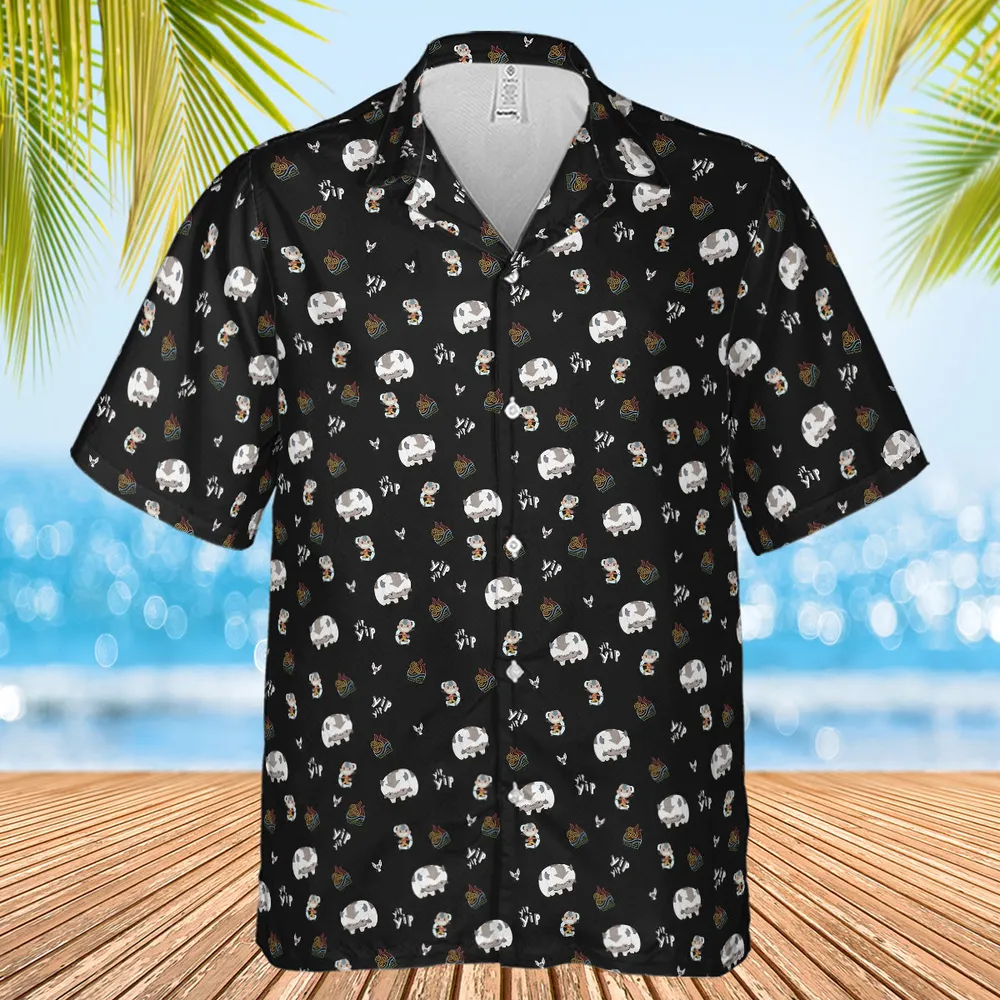 Appa Yip Yip Avatar Pattern Hawaiian Shirt - 3