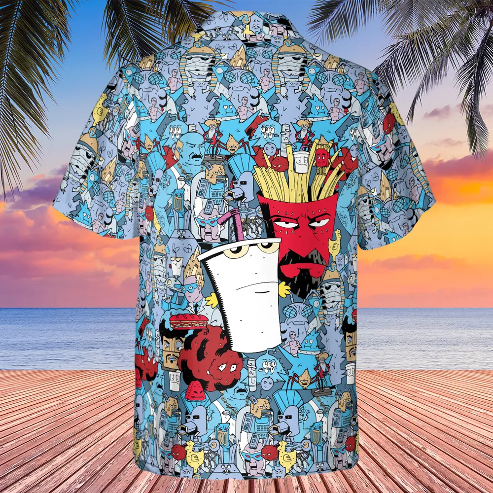 Aqua Teen Hunger Force Hawaiian Shirt - 3