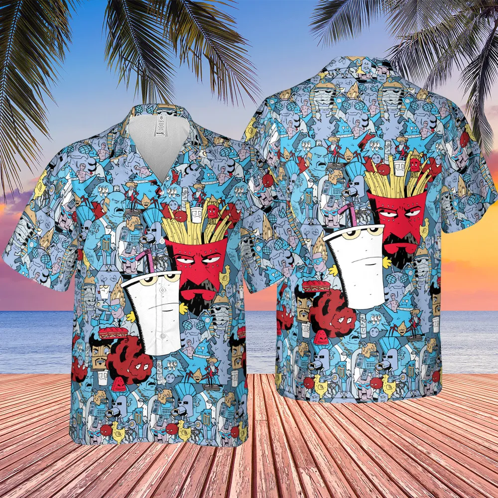 Aqua Teen Hunger Force Hawaiian Shirt - 2